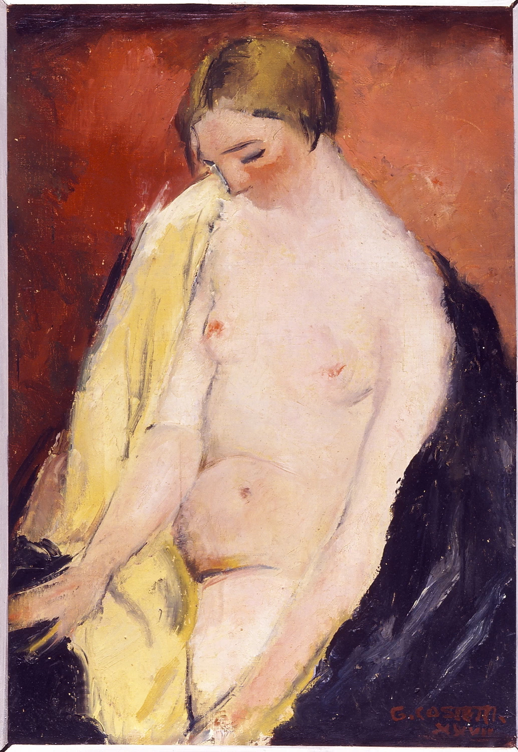 Nudo su fondo rosso - Palazzo Pitti, Firenze
